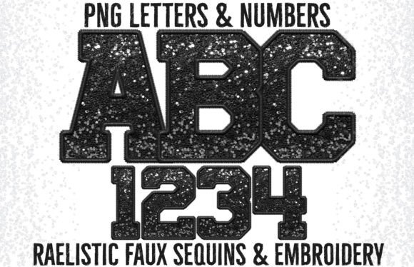 Black Faux Sequins: Crafts Graphics Review
