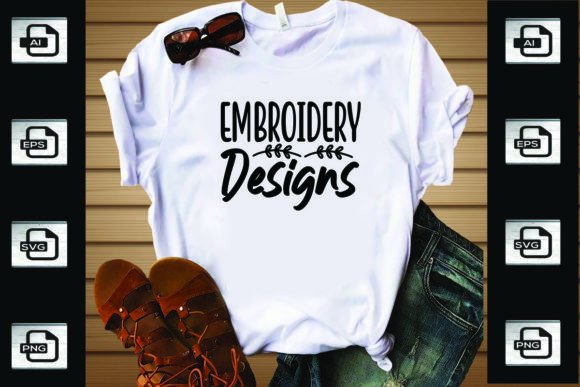 Embroidery Designs for Graphics & T-Shirt Designs