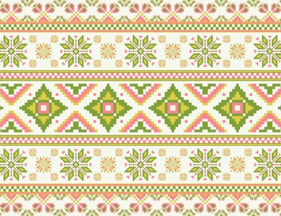 Ethnic Floral Graphics: Pattern Review