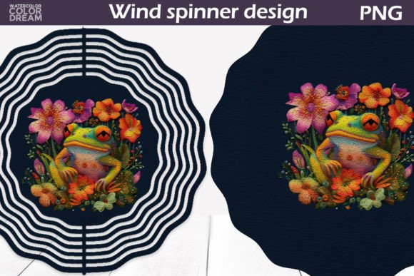 Frog Embroidery Wind Spinner: A Designer’s Review