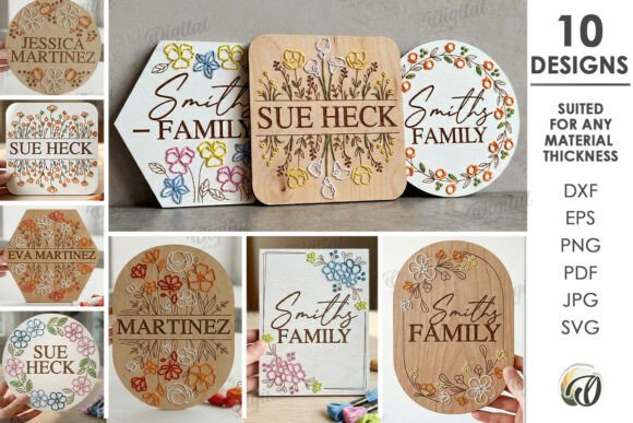 Laser Cutting Floral Embroidery Blanks: Other Art Review