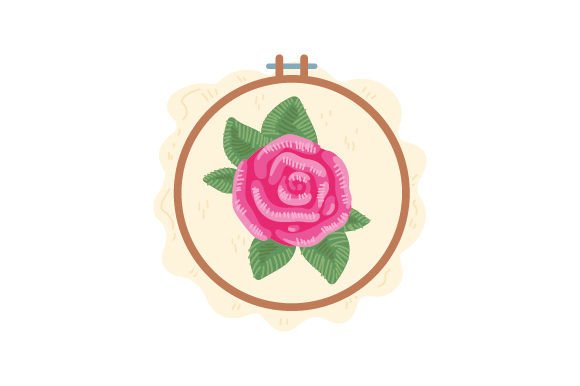 Reviewing Embroidery Hoop with Rose for Real Projects
